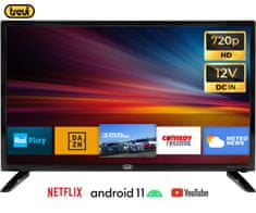 2409 LED televizor, 61 cm, SmartTV, Android 11, HD, 220V+12V napajanje, DVB-T2/DVB-S2/CI+, HDMI, USB, Hotel Mode