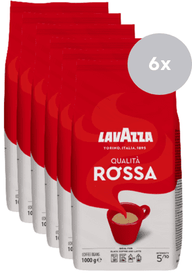 Lavazza Qualitá Rossa kava u zrnu, 6 x 1 kg