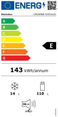 Electrolux LFB2AE88S hladnjak sa zamrzivačem