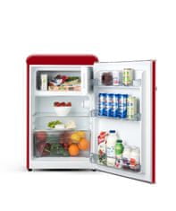 ETA Storio retro kombinirani hladnjak, 92 l, 18 l, crvena (ETA253690030E)