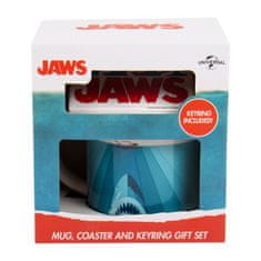 Fizz Creations Jaws šalica, privjesak za ključeve i podmetač, 250 ml