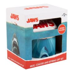 Fizz Creations Jaws šalica, privjesak za ključeve i podmetač, 250 ml