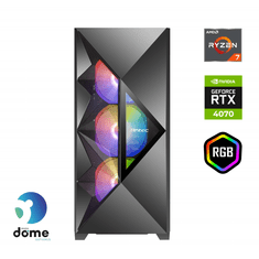 Anni Gamer Extreme stolno računalo, R7-5800X, 32GB, SSD2TB, RTX4070, FreeDOS (ATPII-G8-7486)