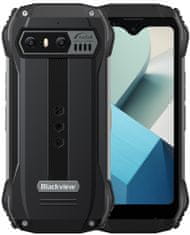 iGET Blackview N6000 pametni telefon, otporan, 8/256 GB, crna