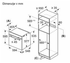 Bosch HMG7764B1 ugradbena pećnica s mikrovalnom funkcijom