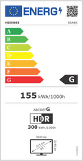 Hisense 85A6K 4K UHD DLED televizor, Smart TV Soundbar HS2100 zvučni sustav