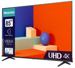 Hisense 85A6K 4K UHD DLED televizor, Smart TV Soundbar HS2100 zvučni sustav