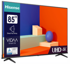 Hisense 85A6K 4K UHD DLED televizor, Smart TV Soundbar HS2100 zvučni sustav