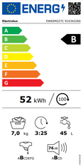 Electrolux EW6SM227C PerfectCare 600 Slim perilica rublja, 7 kg, bijela