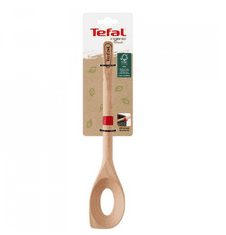 Tefal Ingenio Wood drvena kuhača s rupom, ovalna, 32 cm, (K2308514)