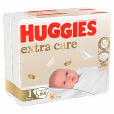 Huggies mjesečni paket Extra Care Newborn br.1 - 168 kom