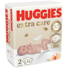 Huggies Extra Care Newborn pelene, veličina 2 - 24 komada