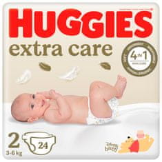 Huggies Extra Care Newborn pelene, veličina 2 - 24 komada