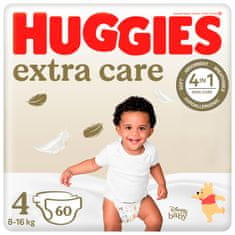 Huggies Extra Care br.4, 60 komada