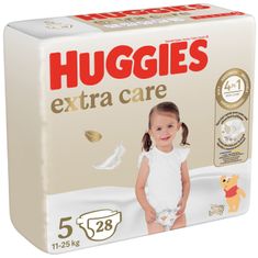 Huggies Extra Care pelene, veličina 5, 15-22 kg, 28 komada