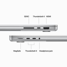 Apple Prijenosno računalo MacBook Pro 14, M3 Max, 30C GPU, 36GB, SSD1TB, srebrna