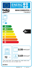 Beko BBIM13300DXPSE-1 ugradbena pećnica, 72 l