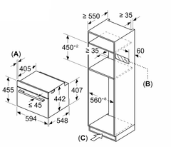 Bosch CMG778NB1 ugradbena kompaktna pećnica s mikrovalnom funkcijom