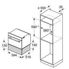 Bosch BIC7101B1 ugradbena ladica za grijanje