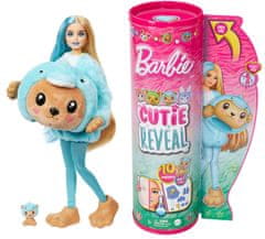 Mattel Barbie Cutie Reveal Barbie u kostimu - medo u kostimu plavog dupina (HRK22)