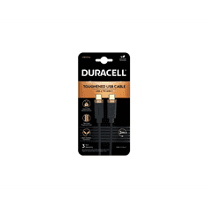 Duracell podatkovni kabel, USB-C na USB-C, 2 m, crna