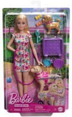 Mattel Barbie HTK37 lutka i pas s invalidskim kolicima