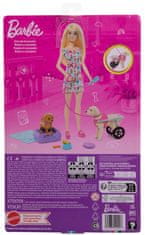 Mattel Barbie HTK37 lutka i pas s invalidskim kolicima