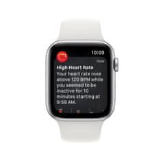 Apple Watch SE pametni sat, 44 mm, GPS, aluminijsko kućište, sportski remen, bijeli