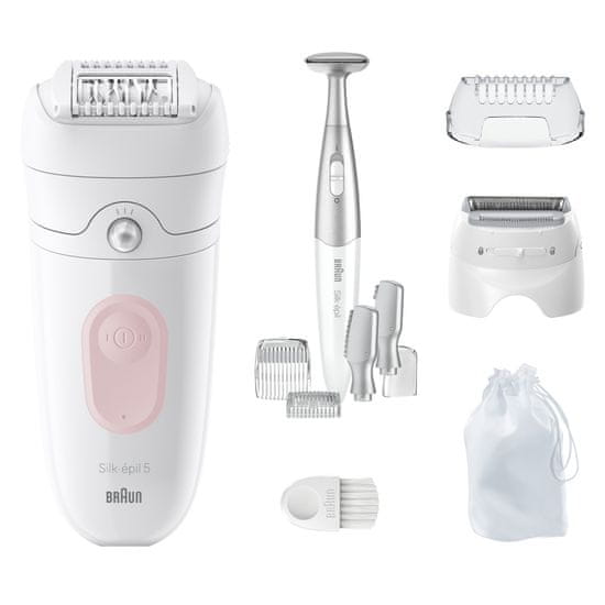 Braun Silk-épil 5- 230 epilator, bijelo/roza