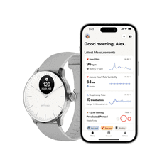 Withings ScanWatch Light hibridni pametni sat, 37 mm, bijeli