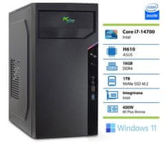 PCplus e-office stolno računalo, i7-14700, 16GB, SSD1TB, W11P (145704)