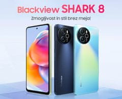 Blackview SHARK 8 pametni telefon, 4G LTE, 8/256GB, Android + maskica, plava