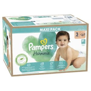  Pampers Harmonie pelene, 6-10 kg, 87/1 (Mega pakiranje)