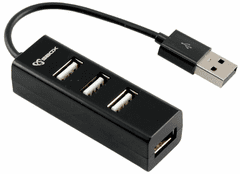 S-box H-204 USB hub, USB 4x, crni (H-204)