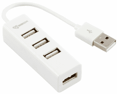 S-box H-204 USB hub, USB 4x, bijeli (H-204W)