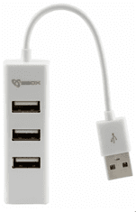 S-box H-204 USB hub, USB 4x, bijeli (H-204W)