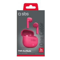 SBS One Color bežične slušalice, roza