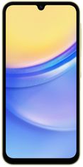 Samsung Galaxy A15 5G pametni telefon, 4 GB/128 GB, žuti (SM-A156BZYDEUE)