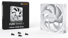 Be quiet! Pure Wings 3 ventilator, 120mm, 4-pinski PWM bijela (BL110)