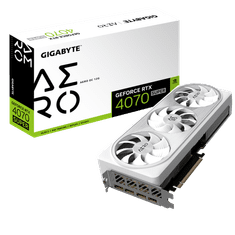 Gigabyte GeForce RTX 4070 SUPER AERO OC 12G grafička kartica (GV-N407SAERO OC-12GD)