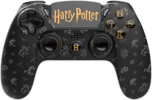 Freaks And Geeks Harry Potter bežični kontroler za PS4, motiv Gryffindor, crni