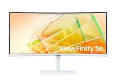 Samsung ViewFinity S6 S65TC monitor, 86,36 cm (34), VA, UWQHD, zakrivljen