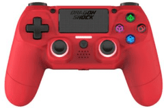 DragonShock Mizar gamepad, bežični, PS4, PC, svijetlo crvena