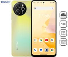 Blackview Shark 8 pametni telefon, 8/128GB, 4G LTE, 120Hz + maskica, zlatni