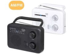 Trevi RA 7F64 radio prijemnik, prijenosni, FM / AM / AUX, crni