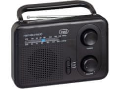 Trevi RA 7F64 radio prijemnik, prijenosni, FM / AM / AUX, crni