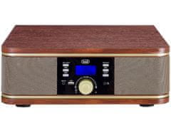 Trevi TT 1042 BT gramofon / radio prijemnik, smeđe-srebrna