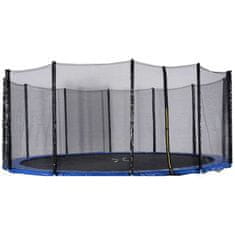 Too Much zaštitna mreža za trampolin, 488 cm, 6 nogica/12 šipki, bez strukture