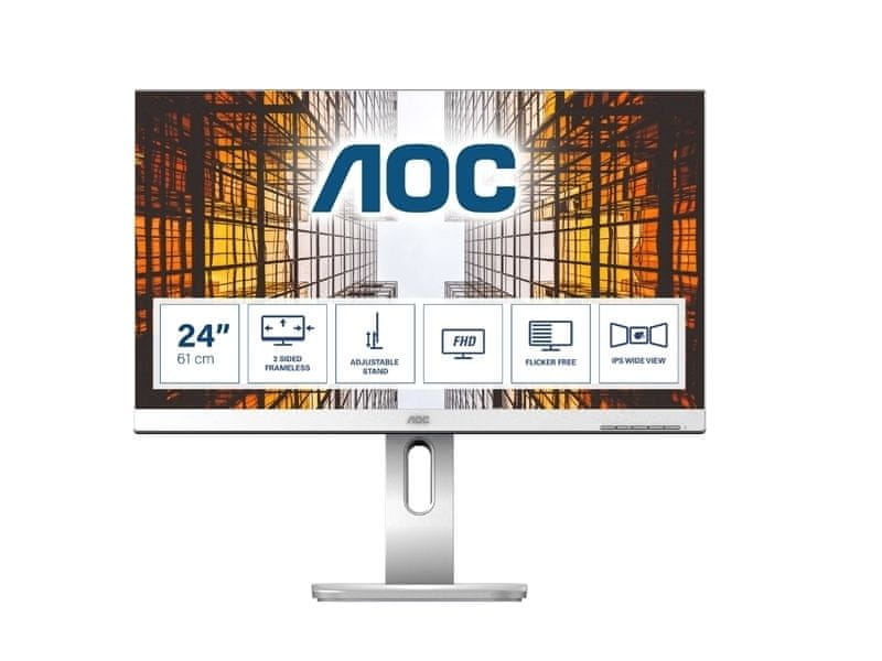 AOC Pro-line X24P1/GR LED monitor, 61 cm (24), IPS, WUXGA 