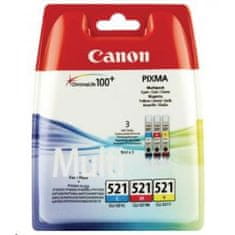 Canon CLI-521 set, boja, cijan, magenta, žuta (2934B015AA)